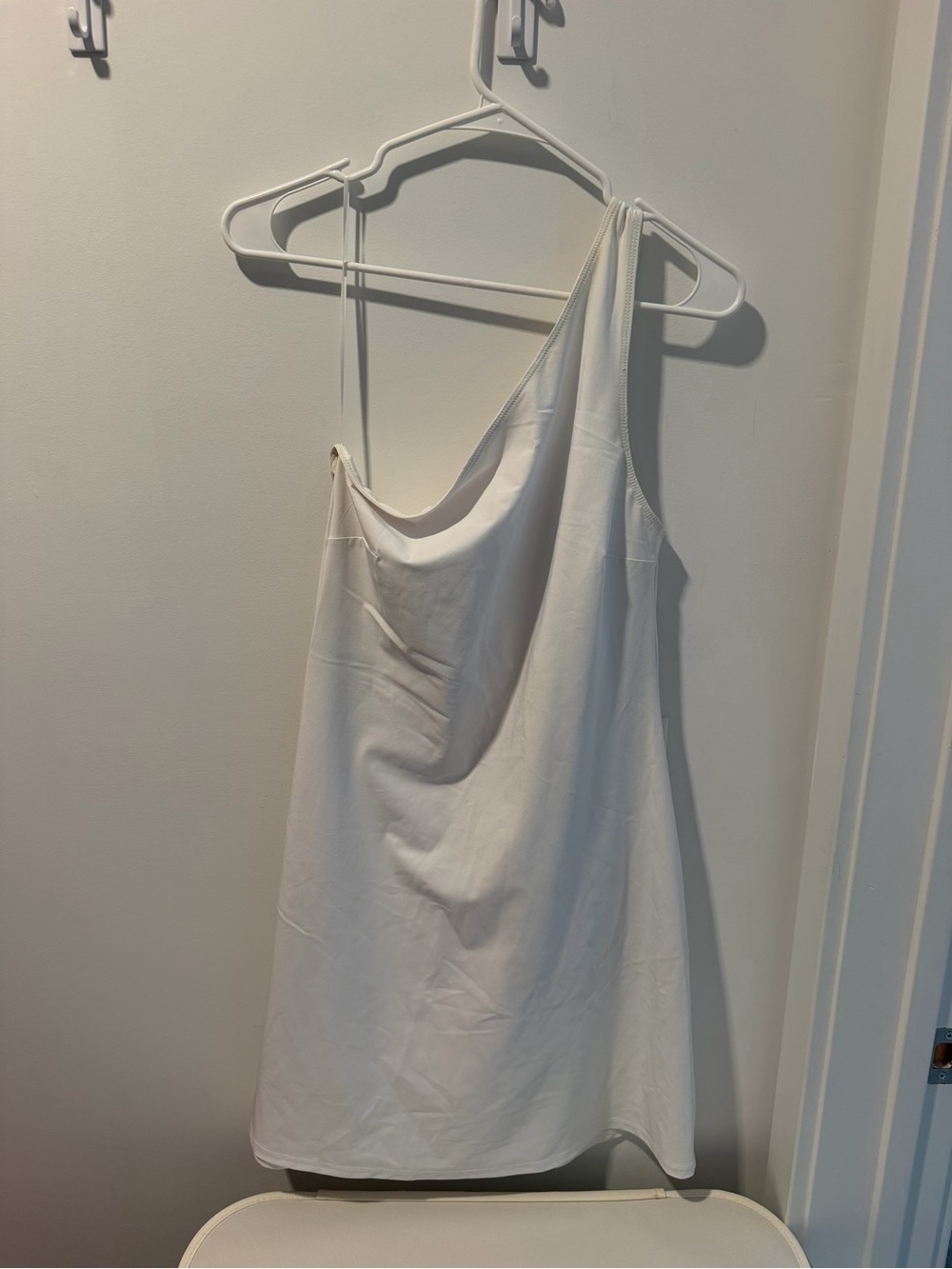 White One Shoulder Tennis Dress from Abercrombie